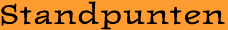 Standpunten